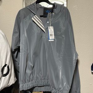 Men’s adidas blue label half zip hoodie